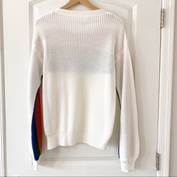 NWT LARA rainbow stripped sweater - Picture 4 of 8